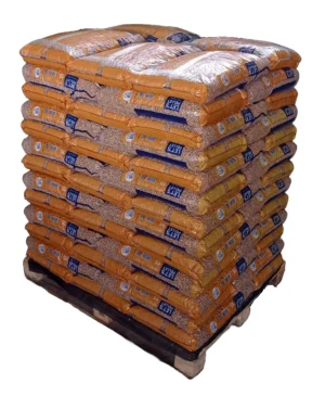 Holzpellets DIN plus – Palette 975 kg